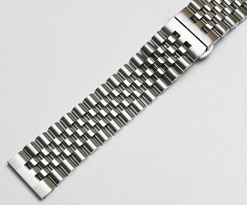 Bluejw Stainless Steel Watch Band Strap Bracelet Replace Watchband Silver Black 18mm 20mm 22mm for Seiko Samsung Huawei - Image 3