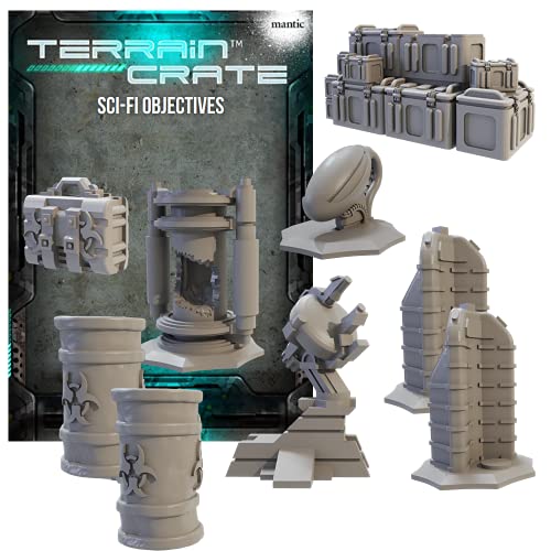 mantic Games Terrain Crate: Sci-fi objectives, Unpainted, MGTC185 - Image 1