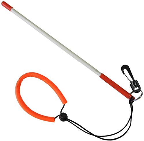 Scuba Choice 13-3/4" Fiber Glass Lobster Tickle Stick Pointer with Clip and Lanyard - Image 1