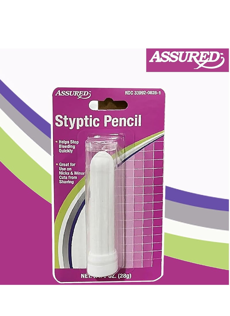 ASSURED - Assured Styptic Pencil 1 Oz - Stop Bleeding Fast, Gentle on Skin. Must-Have for Shaving and Grooming. - Image 1