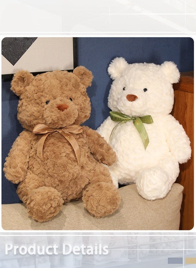 Teddy Bear Plush Toy, Children's Cloth Plush Toy with Ribbon, Little Bear Doll, Event Gift - Image 3