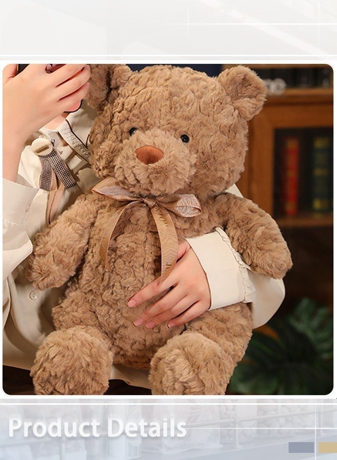 Teddy Bear Plush Toy, Children's Cloth Plush Toy with Ribbon, Little Bear Doll, Event Gift - Image 2