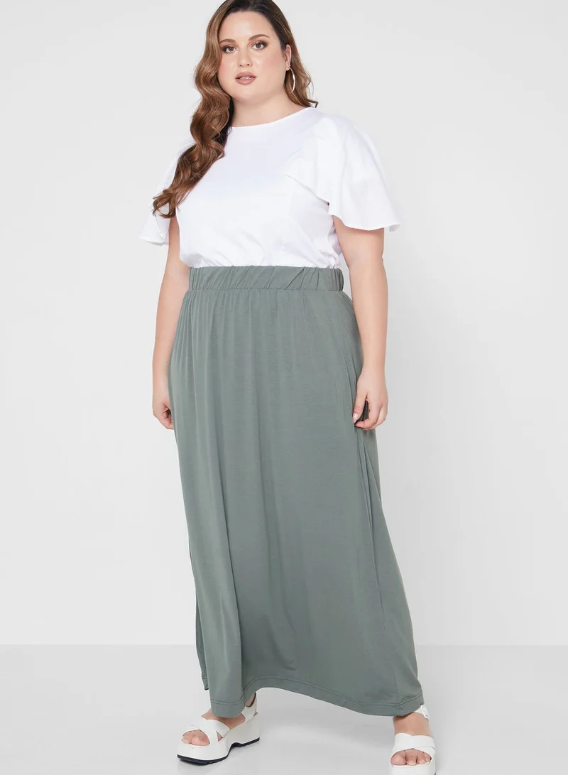 Vero Moda Curve High Waist Skirt