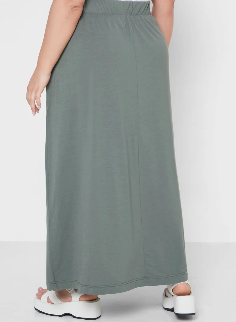 Vero Moda Curve High Waist Skirt