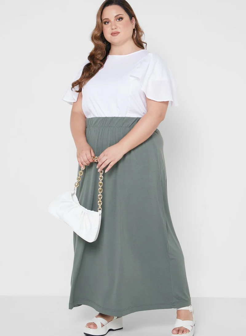Vero Moda Curve High Waist Skirt