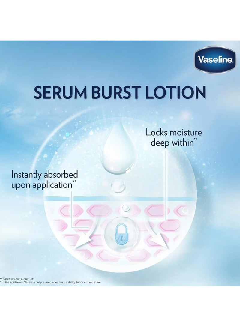 Vaseline Gluta-Hya Serum burst lotion flawless glow, 200ml - Image 4