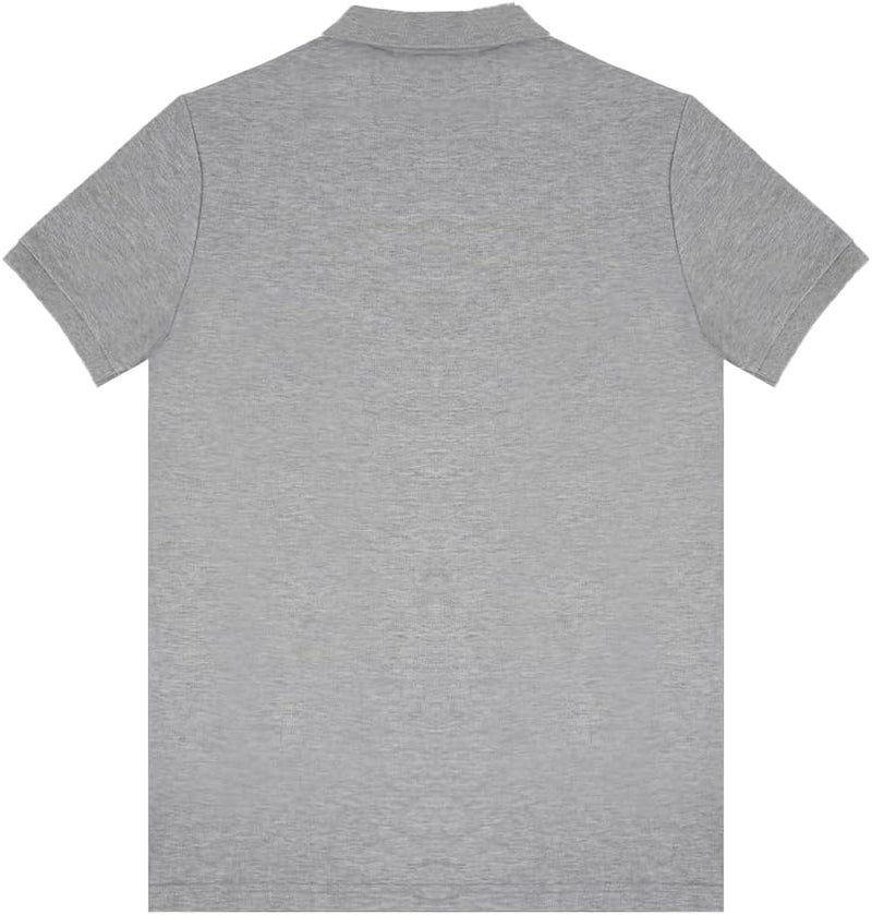 CEDRO تي شيرت بولو كولار عادي للرجال من سيدرو باللون الرمادي - Image 2