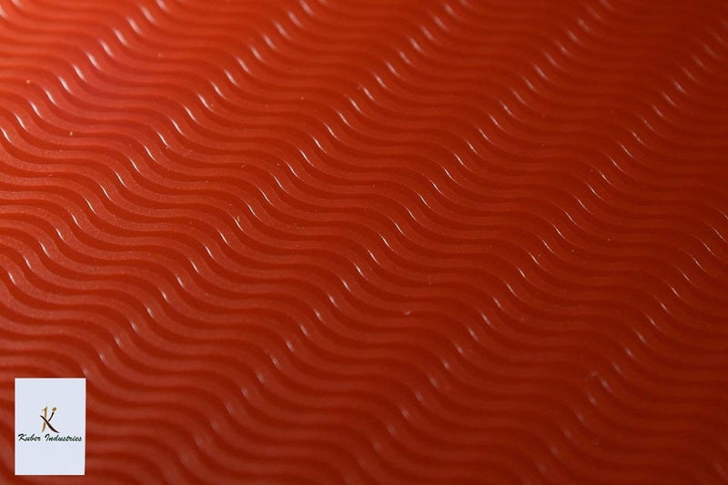 Kuber Industries Kuber Industries Refrigerator Drawer MatFridge MatMultipurpose Mat Set of 18 Pcs 13 19 inches Red CodeVA62701 - Image 2