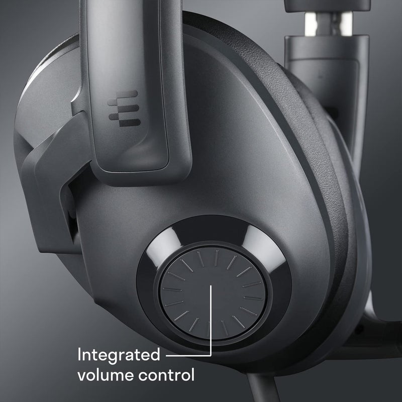 DROP + EPOS H3X Gaming Headset with Microphone, Over-Ear Closed-Back Design, Leatherette and Suede Earpads, Compatible with PC, PS4, PS5, Switch, Xbox, Mac, Mobile, and More (Meteorite),Grey - Image 3