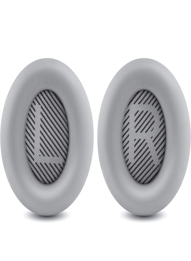 BINGLE Replacement Ear Pads for Bose Headphones QC35/QC35 ii/QC25/QC15, Professional Premium Ear Cushions for QuiteComfort/SoundTrue/SoundLink Headphones(Grey)