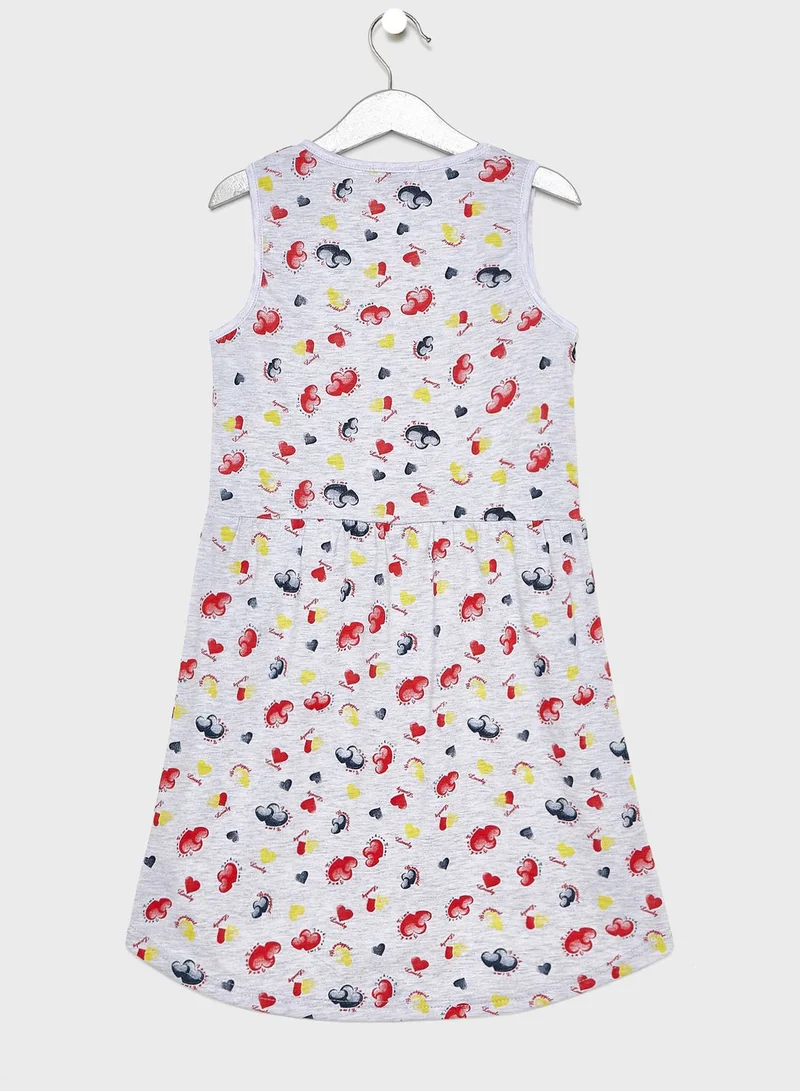 Little Ginger Printed Dress