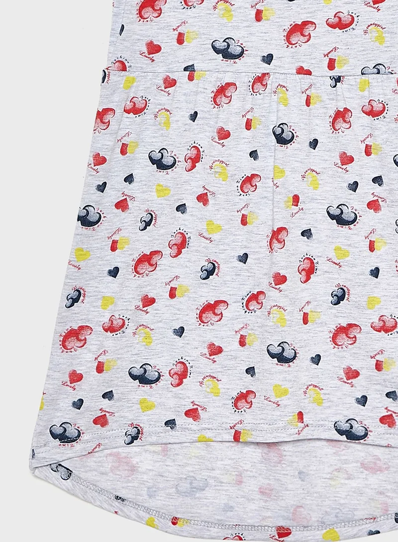 Little Ginger Printed Dress