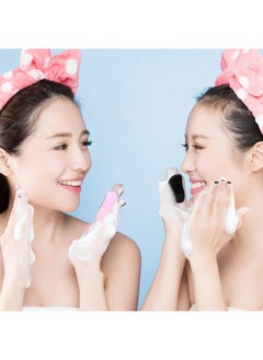 Tatuo 8 Pcs Face Scrubber Soft Silicone Face Scrubber Exfoliator Silicone Facial Cleansing Brush Cradle Cap Wash Brush Blackhead Pore Pad for Deep Cleaning Skin Care 8 Colors  - Image 2