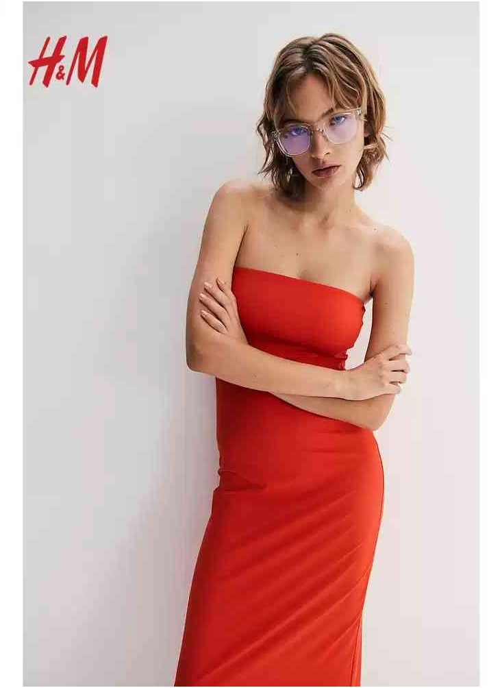 H and M - HM Women's New Loose Lightweight Comfortable And Fashionable Dress - Image 1