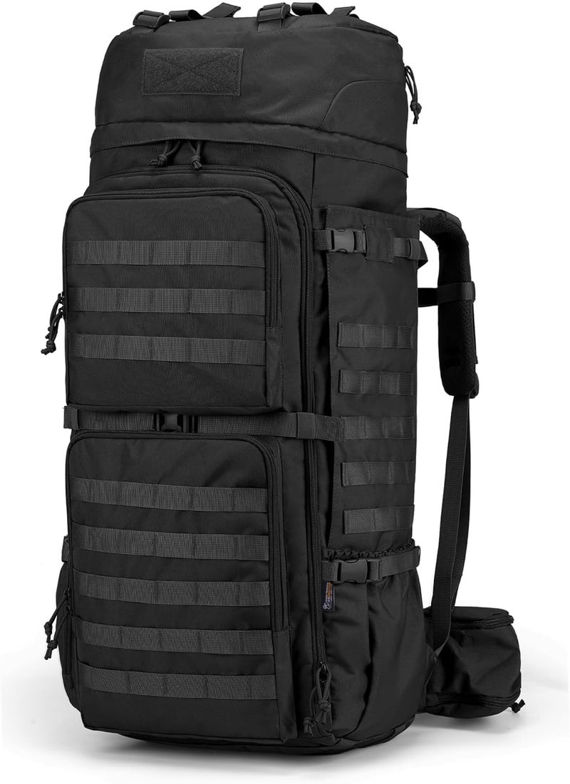 Mardingtop 75L Molle Hiking Internal Frame Backpacks with Rain Cover for Camping,Backpacking,Travelling - Image 1