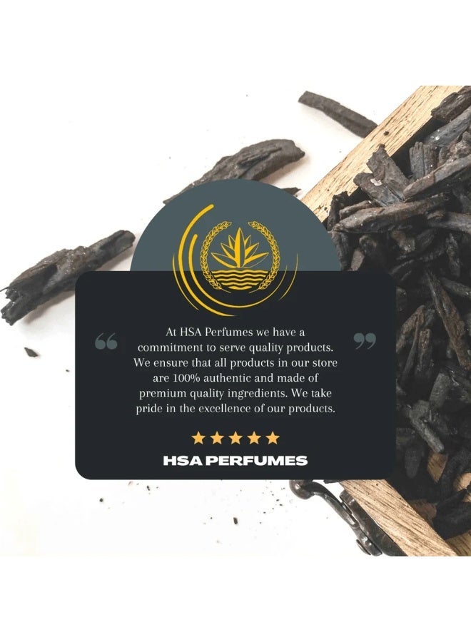 Hassan Shahin Ahmed Perfumes Bukhoor Ameer Al Oud Incense, Premium Arabic Oud & Amber Scent, Black, 70g - Image 5