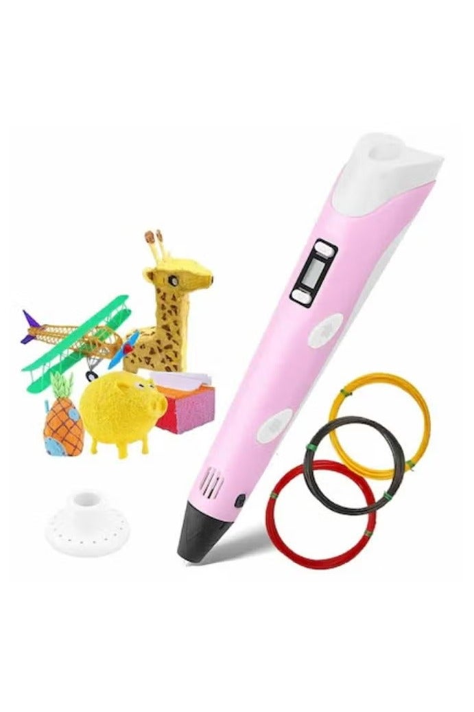 NYVIO 3D Printing Pen with LCD Screen – Works with 1.75mm PLA & ABS Filaments, USB Rechargeable, Adjustable Speed & Temperature – Creative Gift for Kids & Beginners - Image 1