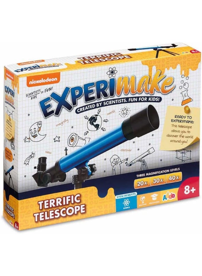 ADDO Nickelodeon Experimake Telescope, For Budding Astrologists, Explore The Galaxy, Roleplay, Pretend Play Toys, 8 Years+  - Image 2