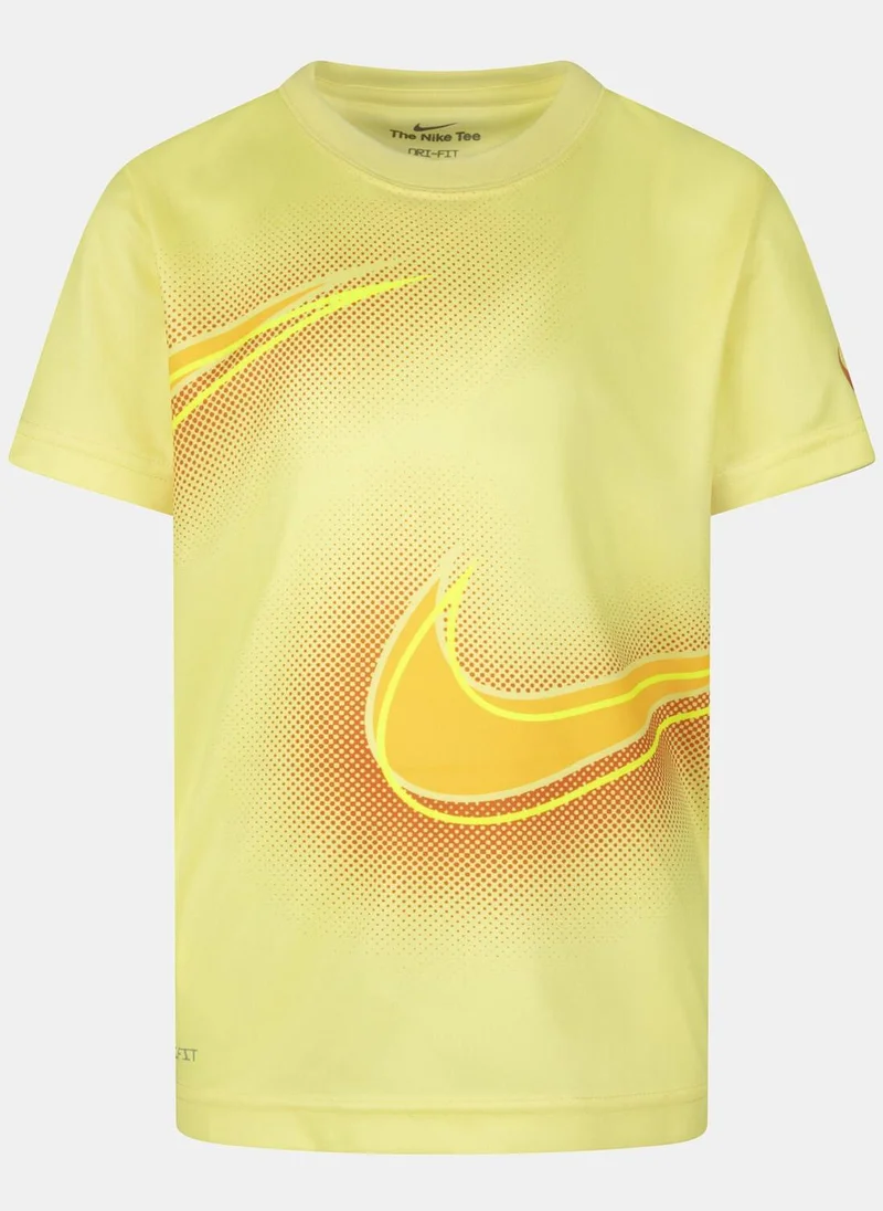 نايكي Kids' Stacked Swoosh T-Shirt