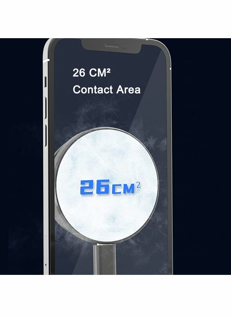 Generic Cell Phone Magnetic Cooler, Cell Phone Cooling Fun Portable Mobile Phone Radiator Cooling Fan, Gaming Semiconductor Cooling for iPhone iOS for Android and Tablet for ipad  - Image 4