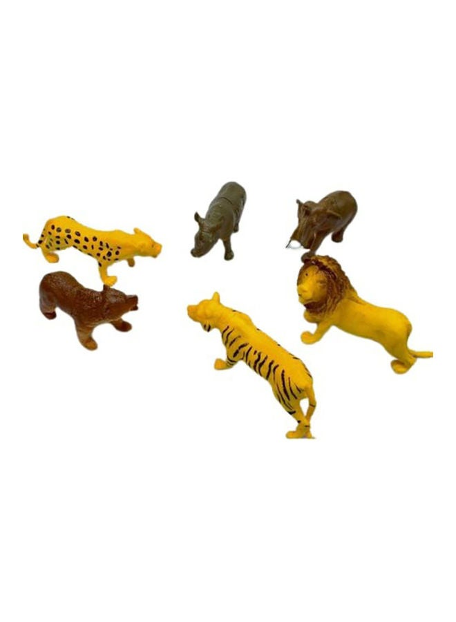 6-Piece Animal World Figures Playset