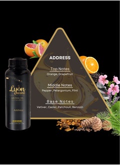 LYON SCENT Lyon Scent Aroma Oil, 100% Pure Oil, Perfume for Air Freshener, Diffuser Aroma, Fragrance Oil, Air Freshener Oil refill, Essential Scented Oil, Luxurious Scent (ADDRESS)  - Image 2