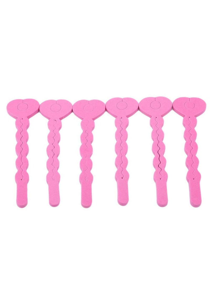 Wendy Mall 6 Pcslot Strip Salon Hair Style Tools Sponge Curler Hair Rollers Soft Foam Sponge Hair Care Accessories for Women and Girls 
