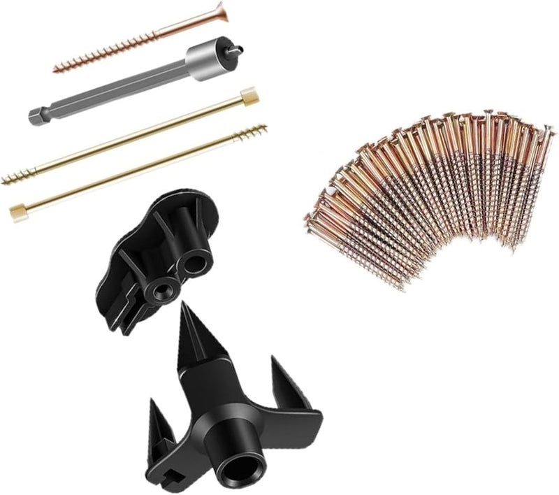 Wood Floor Repair Kit with 50 Screws Squeak Fixer for Carpets Hardwood Floors DIY - Image 3