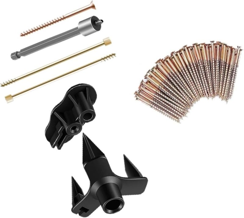 Wood Floor Repair Kit with 50 Screws Squeak Fixer for Carpets Hardwood Floors DIY - Image 5