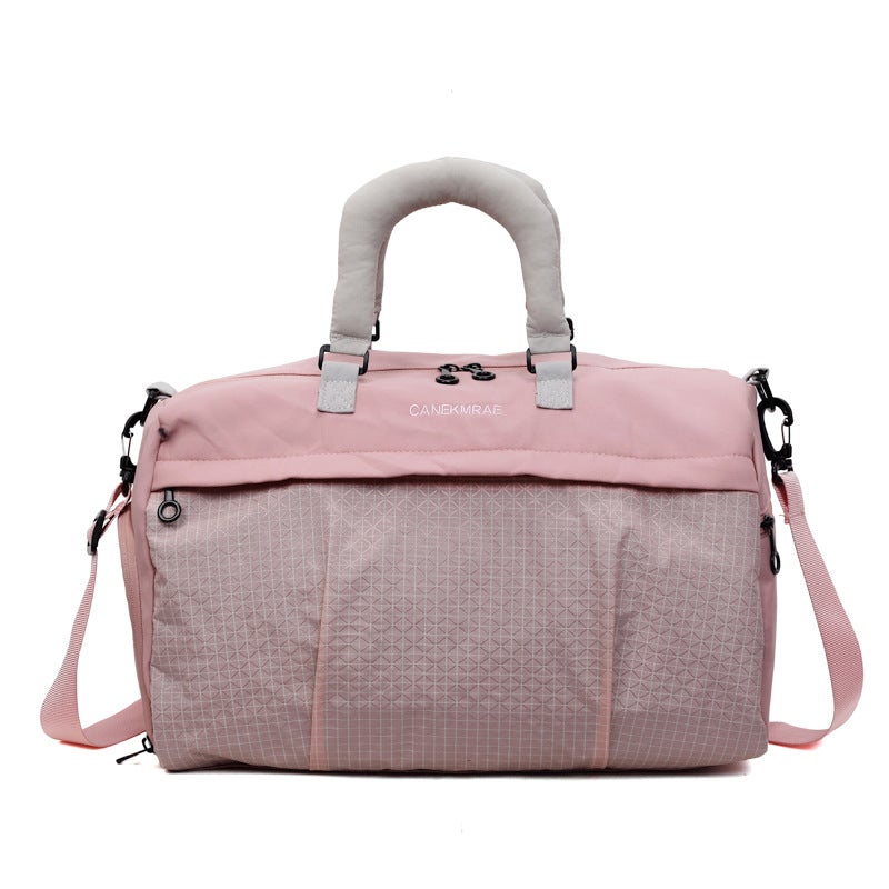 Lightweight Waterproof Oxford Travel Tote Bag with Wet and Dry Separation Compartment, Large Capacity Crossbody Gym Duffel for Women - Image 1