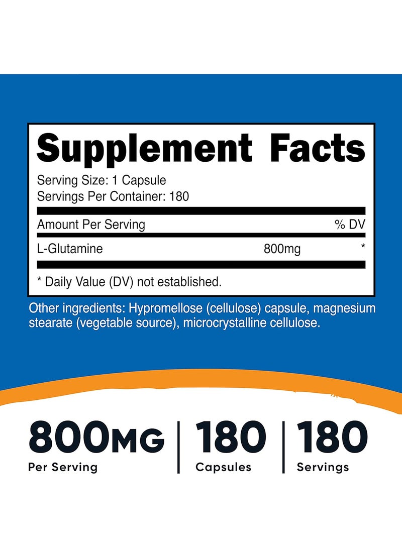 الجلوتامين 800 ملغ؛ 180 كبسولة - Image 2