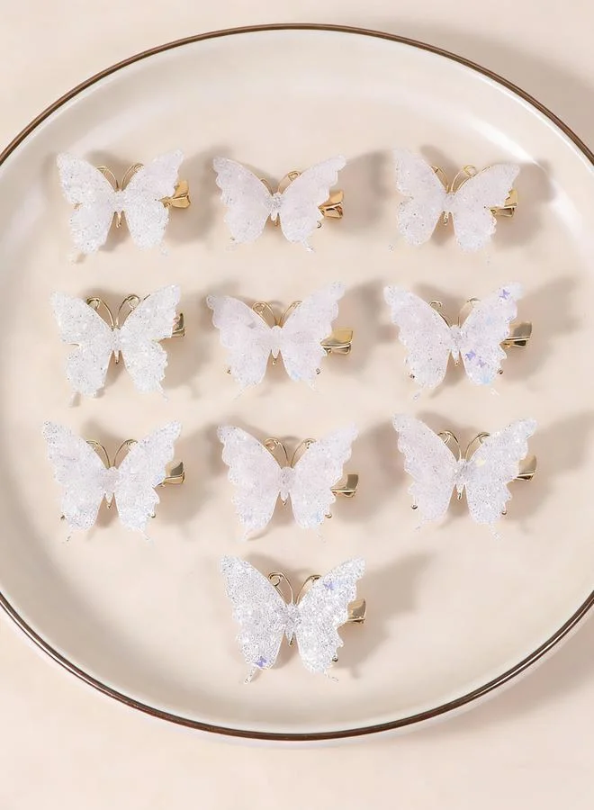 Take Two Pack of 10 - Butterfly Hair Clips