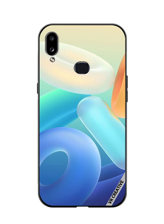 VR CREATIVE - Protective Case Cover For Samsung Galaxy A10s Rings Design Multicolour - Image 1