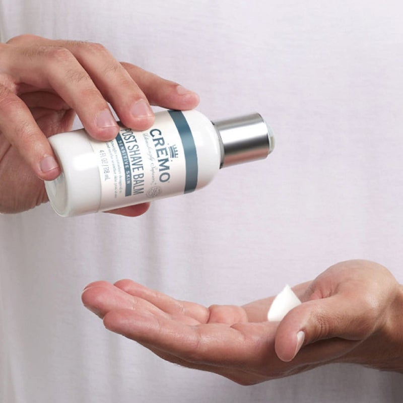 Cremo Sensitive Post Shave Balm, Soothes, And Protects Skin From Shaving Irritation, Dryness and Razor Burn, 4 Fluid Ounces - Image 3