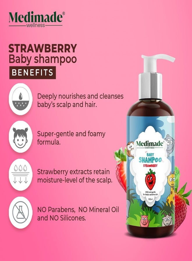 Medimade Strawberry Baby Shampoo | Gentle Cleansing Shampoo - Image 2