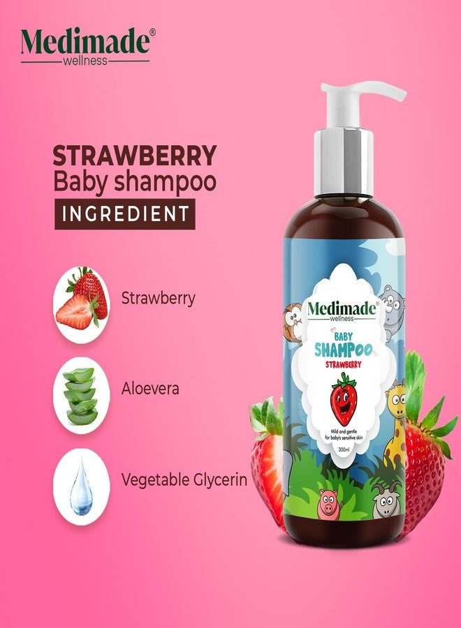 Medimade Strawberry Baby Shampoo | Gentle Cleansing Shampoo - Image 3