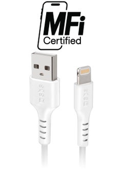 SBS Apple certified USB - Lightning cable for data and charging compatible with iPhone, iPad, iPod  - Image 1
