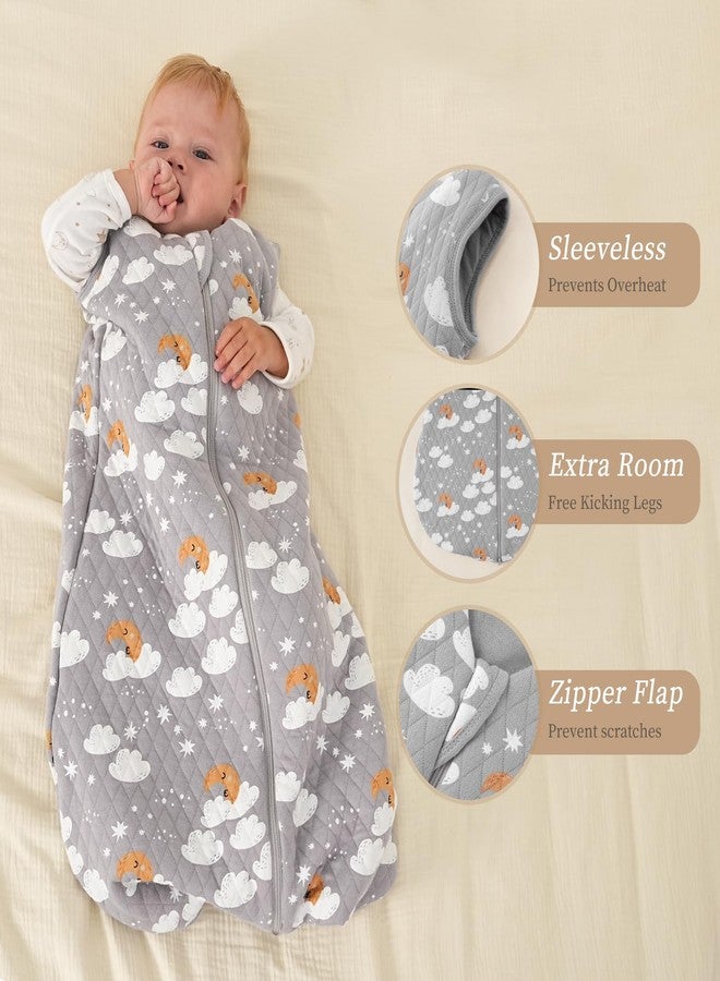 Looxii Baby Wearable Blanket Sleep Sack 18-24 Months 2.5 TOG Cotton Quilted Toddler Sleeping Sack 2-Way Zipper Warm for Winter - Image 4