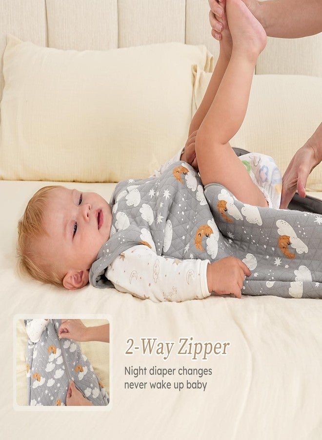 Looxii Baby Wearable Blanket Sleep Sack 18-24 Months 2.5 TOG Cotton Quilted Toddler Sleeping Sack 2-Way Zipper Warm for Winter - Image 2