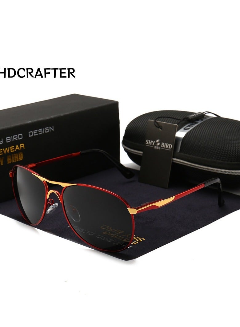 إتش دي كرافتر HDCRAFTER، علامة تجارية جديدة للنظارات الشمسية المستقطبة للرجال والنساء، بما في ذلك نظارات خارجية بإطار كبير. - Image 1