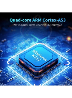 توبليو جهاز عرض وألعاب HCS350 Pro Pro، جهاز عرض ألعاب ذكي بدقة 4K 4K 1280*1080P مدمج به 30000 لعبة، جهاز ألعاب فيديو محمول مع جهازي تحكم لاسلكيين، 5G WiFi بلوتوث، HDMI، Android 12، مسرح منزلي، مكتب  - Image 2