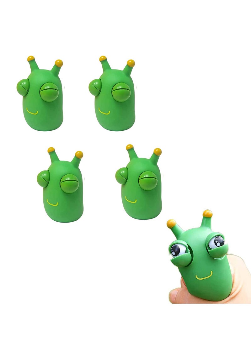 Cute Caterpillar Stress Relief Toy - Portable Anxiety Relief for Kids & Adults, Perfect for Parties & Desk Decoration, 4PCS  - Image 1