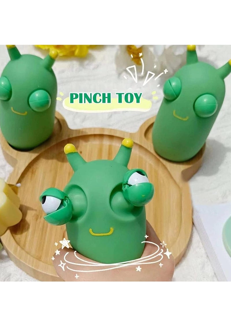 Cute Caterpillar Stress Relief Toy - Portable Anxiety Relief for Kids & Adults, Perfect for Parties & Desk Decoration, 4PCS  - Image 2