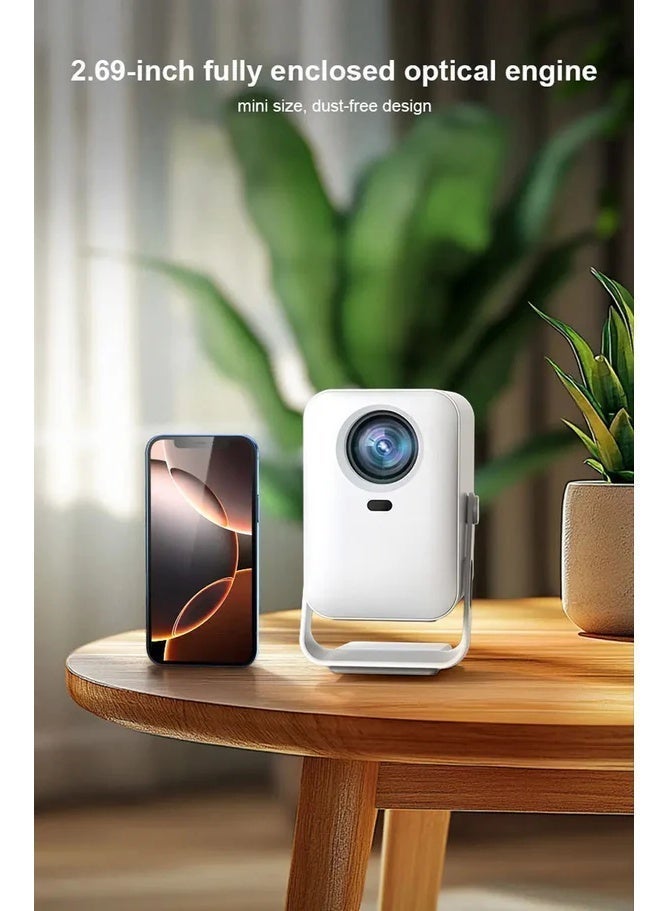 CRONY IMC600 Smart Portable Projector with 720P HD & Auto Focus | Wireless WiFi, Bluetooth & Touch Pen | Mini Office Home Theater for Bedroom Movie Nights & Outdoor Entertainment - Image 3