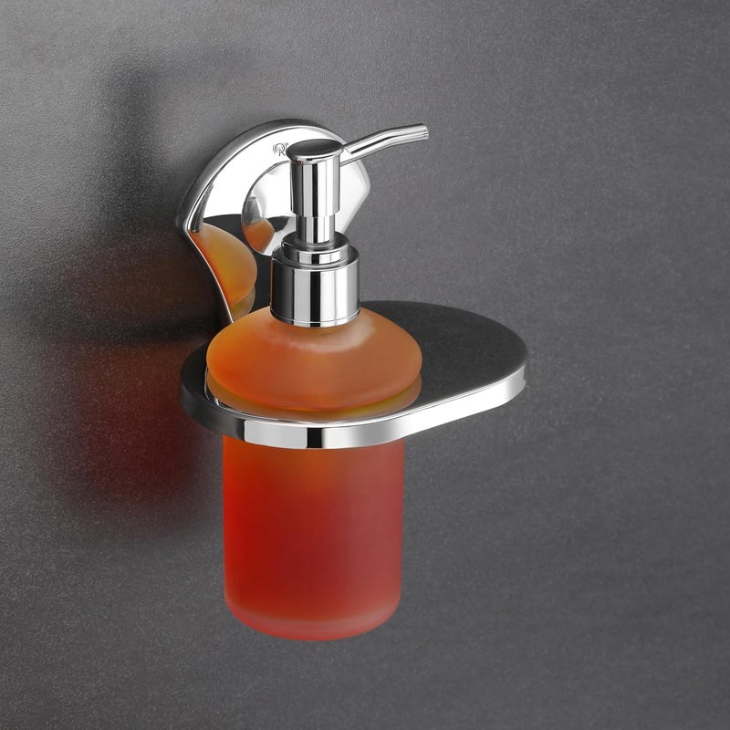 Raxon Innovation Liquid Soap Dispenser Stoneware Bathroom Sanitizer Lotion Shampoo Dispenser Ceramic Handwash Bottle for Kitchen Bathroom AccessoriesRoyal Liquid SOAPDISHPENSERPack of 1 - Image 1