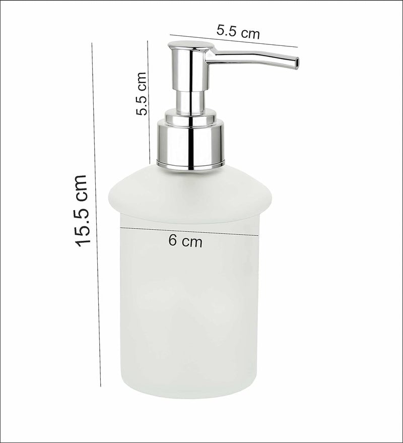 Raxon Innovation Liquid Soap Dispenser Stoneware Bathroom Sanitizer Lotion Shampoo Dispenser Ceramic Handwash Bottle for Kitchen Bathroom AccessoriesRoyal Liquid SOAPDISHPENSERPack of 1 - Image 5