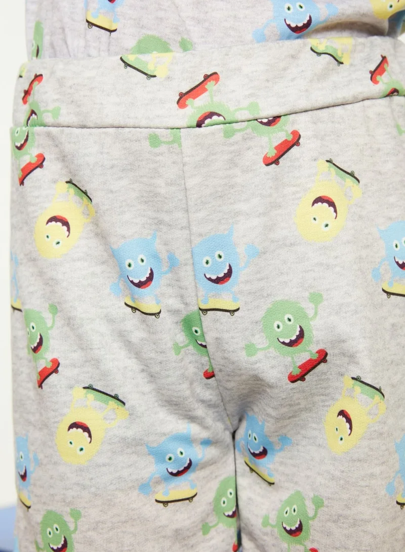 trendyol Kids Little Monster Print Shorts