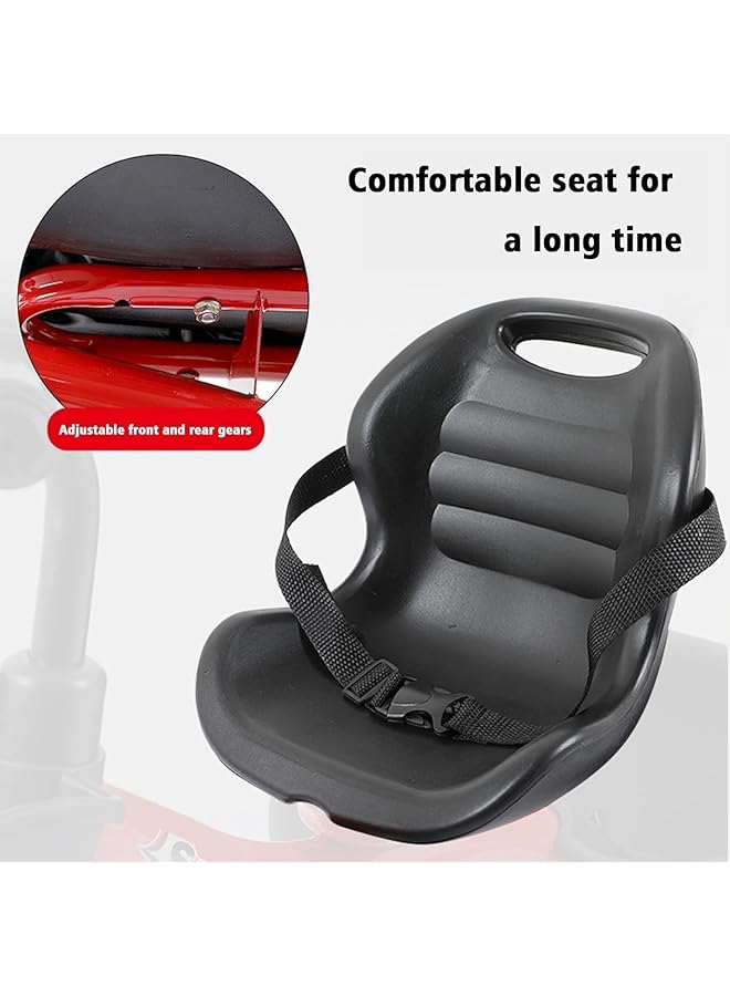 تدوو دراجة ثلاثية العجلات للأطفال بسلة تخزين مزدوجة ومقبض دفع للوالدين | دراجة ثلاثية العجلات للأطفال | دراجة للأطفال من سنتين إلى خمس سنوات (للأولاد والبنات) - Image 4