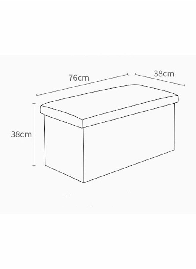 Folding Stool Storage Stool Cube Folding Ottomans with Storage Foot Rest Stool Seat Foldable Storage Ottoman with Foam Lid Sofa Bed for Space Saving Folding Chair