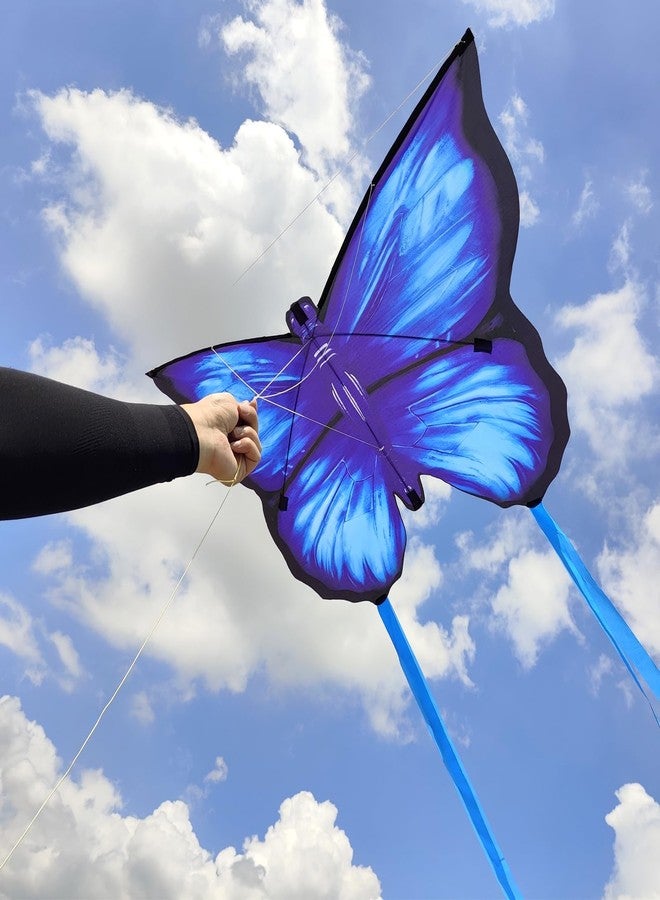 Simxkai 3 Pack Kites-Rainbow Delta Kite, Red Octopus, Blue Butterfly, Easy to Fly for Kids & Adults - Image 2
